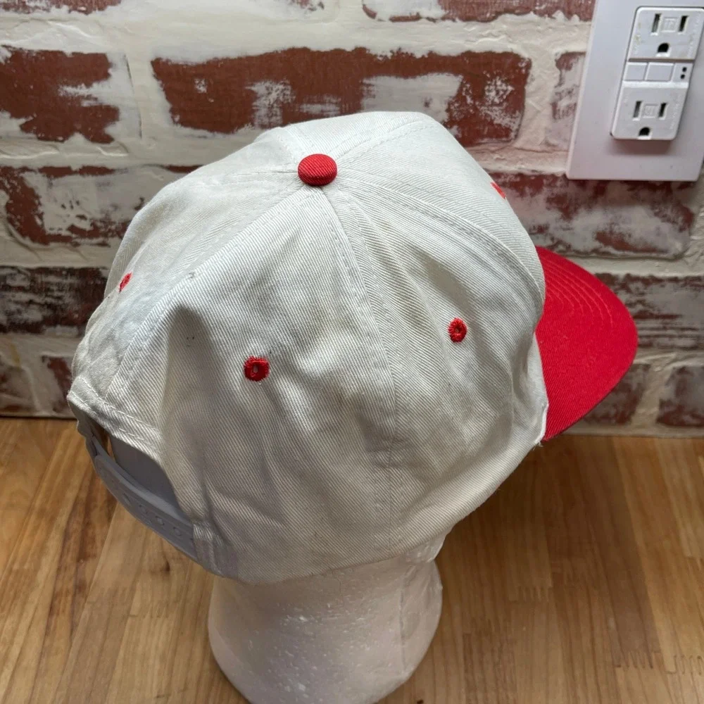Vintage 1997 CART World Series 500 Inaugural Race Snapback Hat Toyota White Red